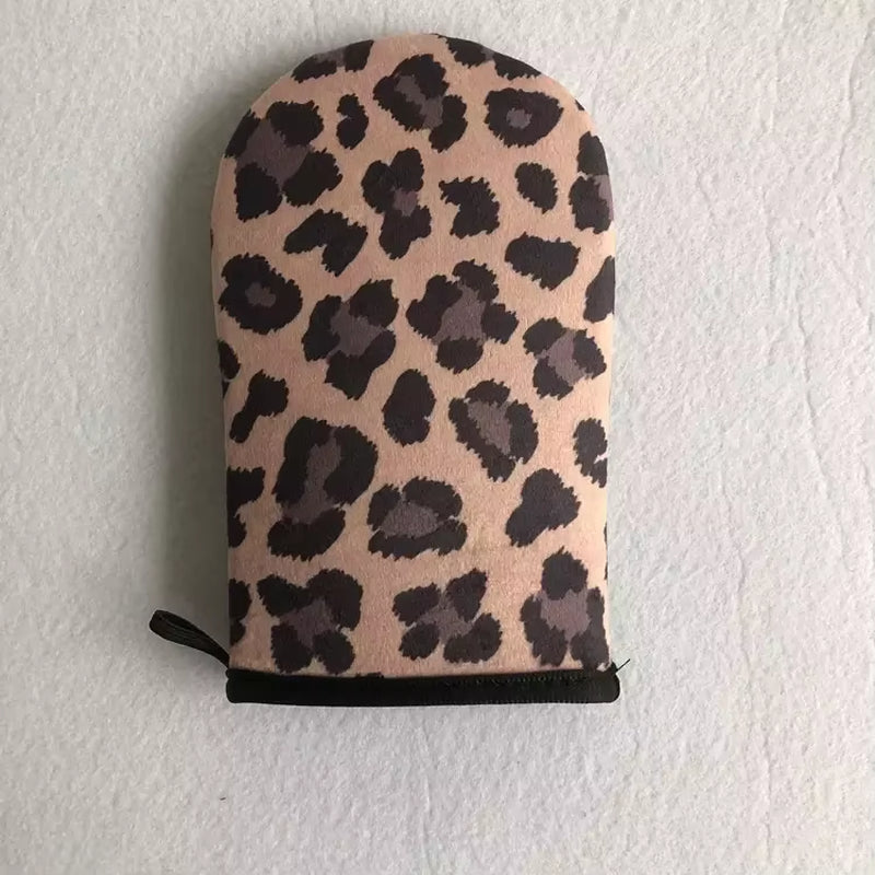 Exfoliating Tanning Mitt Self Applicator for Body Cream & Lotion Application Soft Velvet Cloth Back & Leg Use