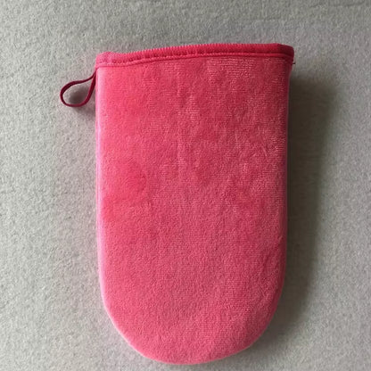 Exfoliating Tanning Mitt Self Applicator for Body Cream & Lotion Application Soft Velvet Cloth Back & Leg Use
