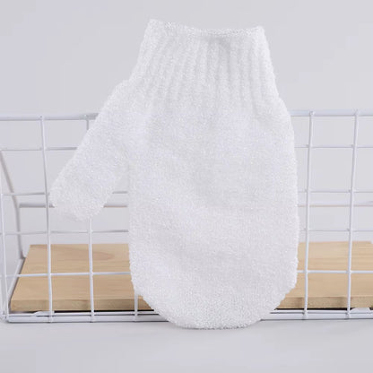 Wholesale Nylon Hemp Jute Single Color Bath Gloves Mitts Exfoliate Exfoliating Glove Remove Dead Skin Bath Scrubber Cloths Belt